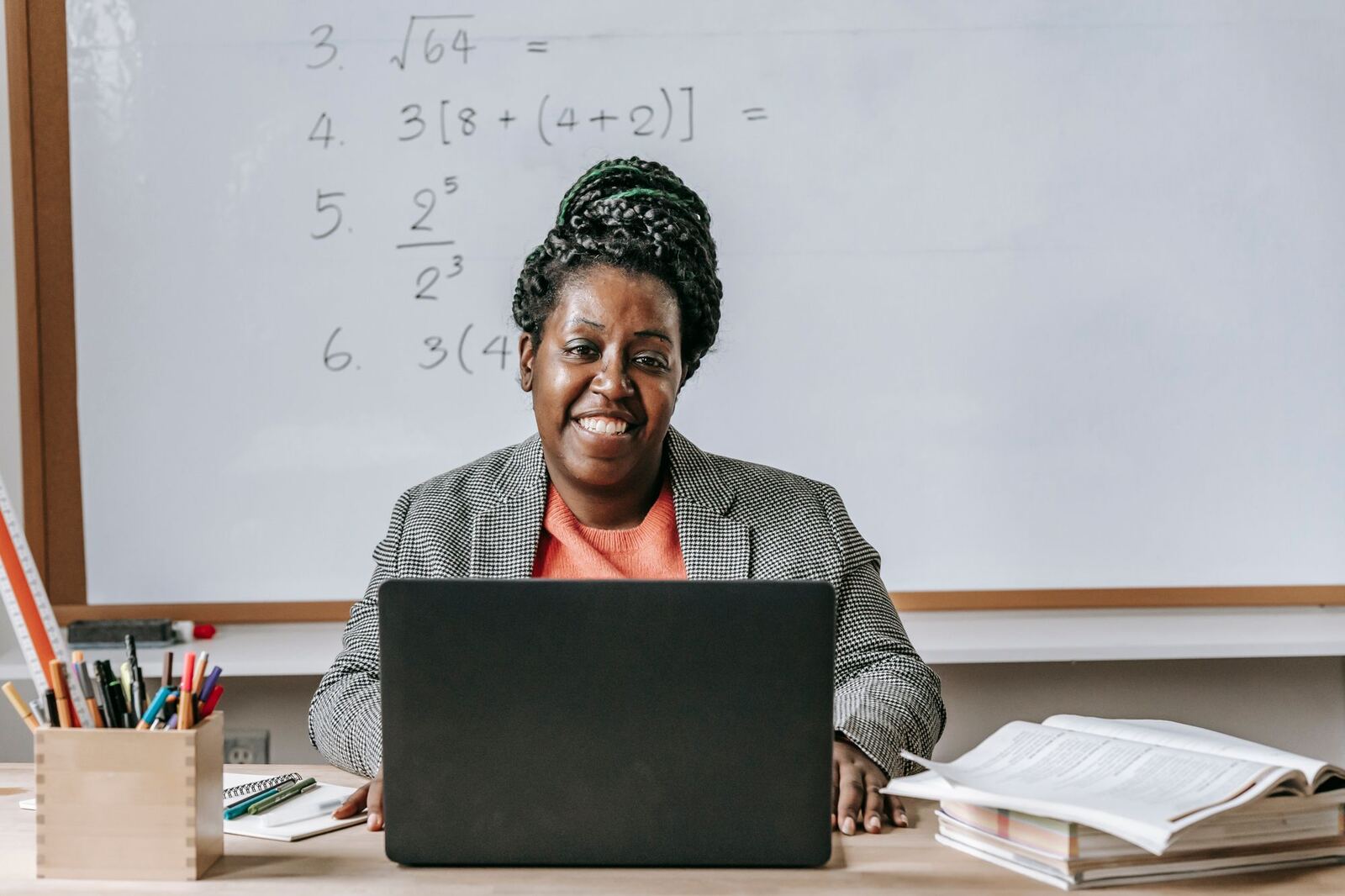 An educator in a classroom